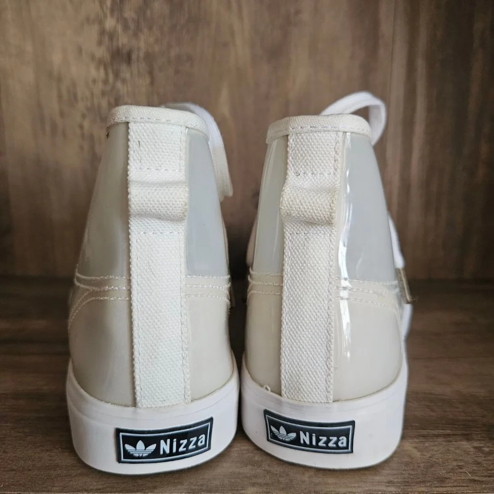 Adidas Nizza High Clear Jelly Sneaker White Womens 7